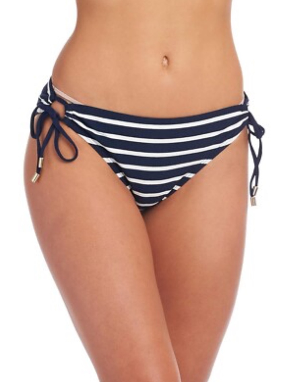 La Blanca Navy Adjustable Loop Hipster Bikini Bottom Sz 14 NWT -